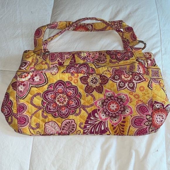 Vera Bradley purse Silver rings Great condition 9x14x6 - Picture 8 of 9